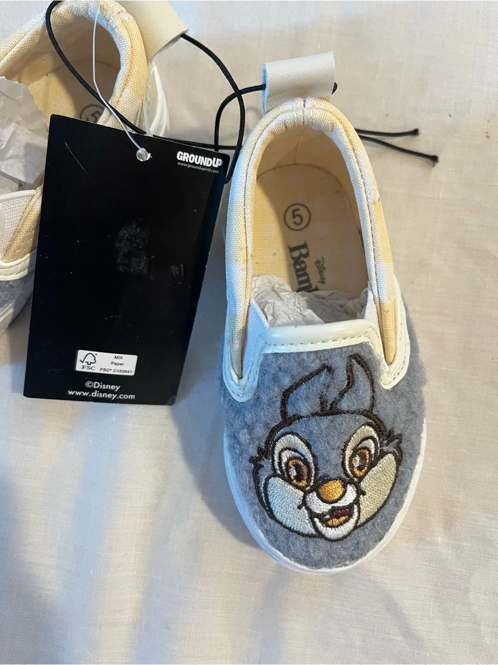 Disney Bambi Toddler Baby Thumper Sneakers Size 5C